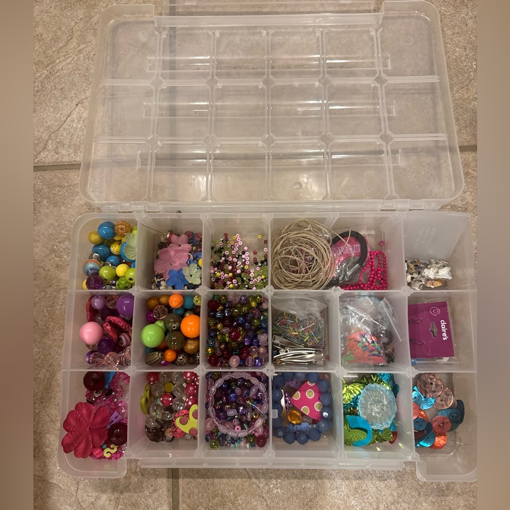 Beads and bracelet making supplies